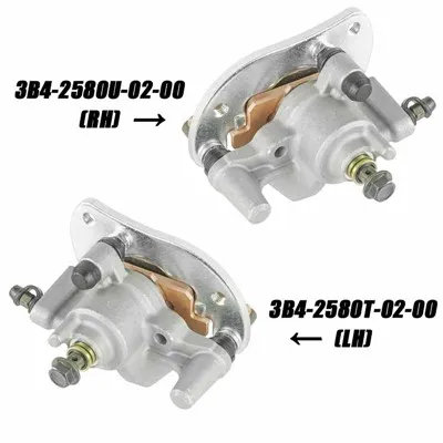 Yamaha Grizzly550 2012-2015 Grizzly700 2012-2018 Kodiak700 2016-2018 3B4-2580T-02-00(LH)3B4-2580U{{7}용 ATV UTV 브레이크 캘리퍼 }(RH)